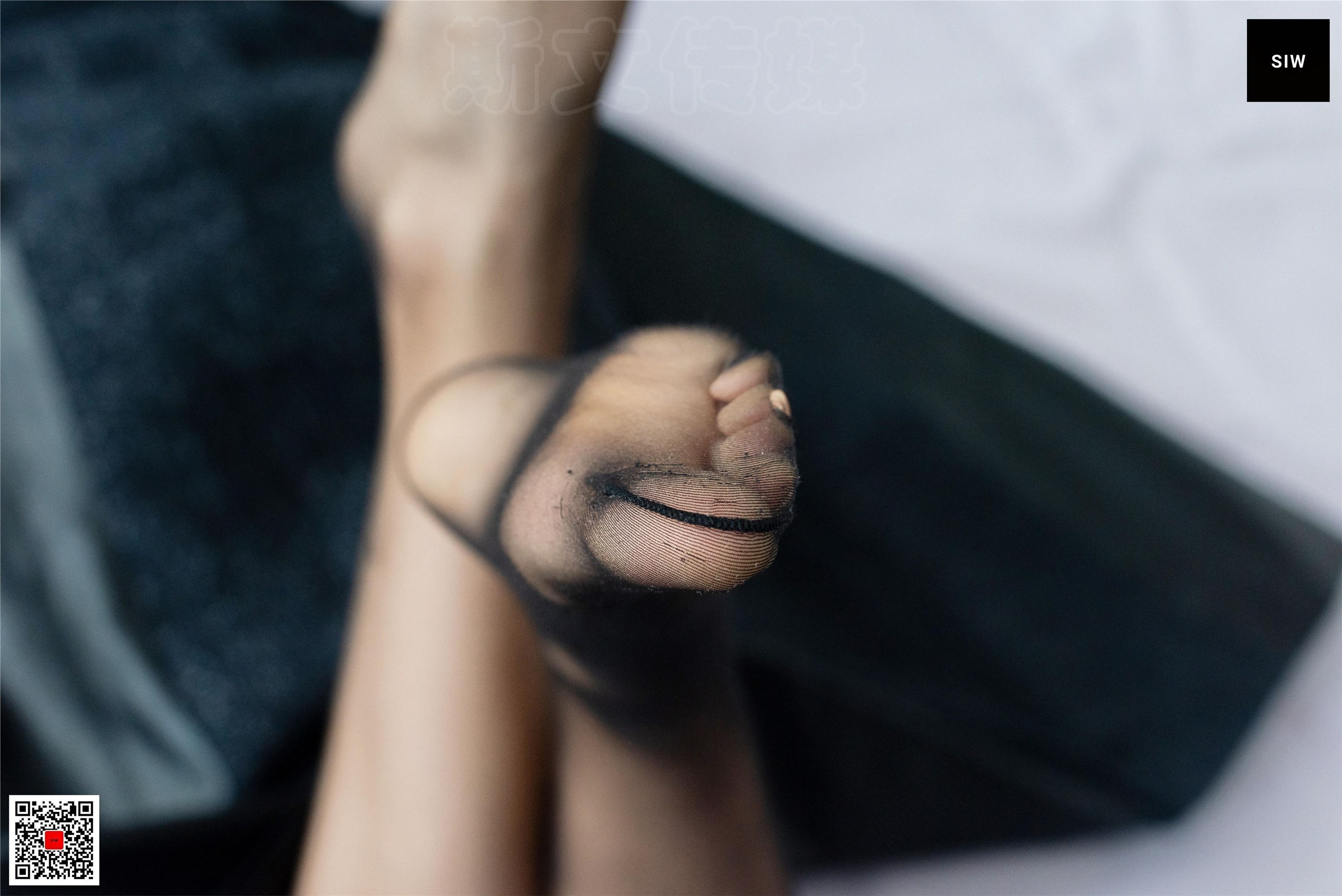 SIW斯文传媒 085 蓉儿 翻毛领拼色毛呢仿皮华贵长款大衣